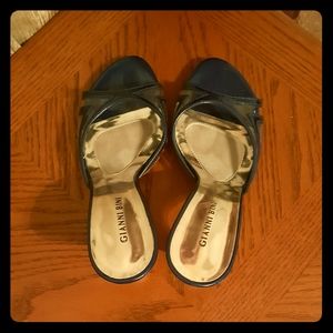 Gianni Bini Clear Blue sandals